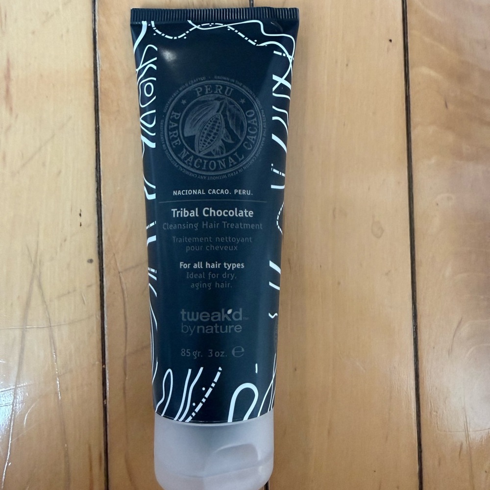 Tweak'd by Nature Tribal Chocolate Cleansing Hair Treatment 3 OZ New